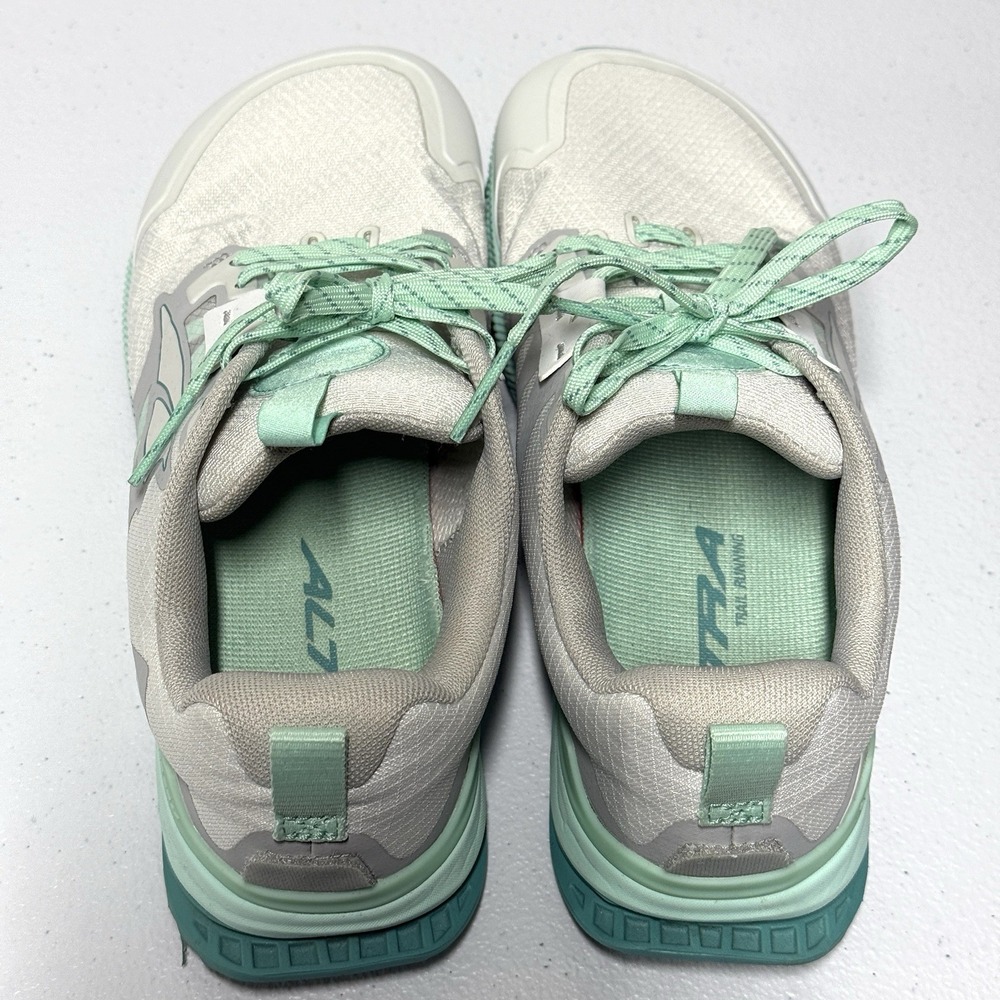 Altra Shoes Women 8 Wide Lone Peak 7 Womens Gray Trail Running Outdoor Grey Teal - Picture 8 of 14